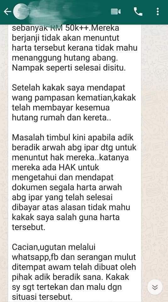 warisisteri langsai hutang,waris tuntut hak rumah